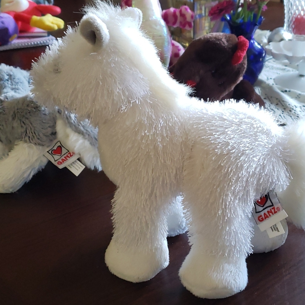 GANZ lot of 4 stuffed animal.